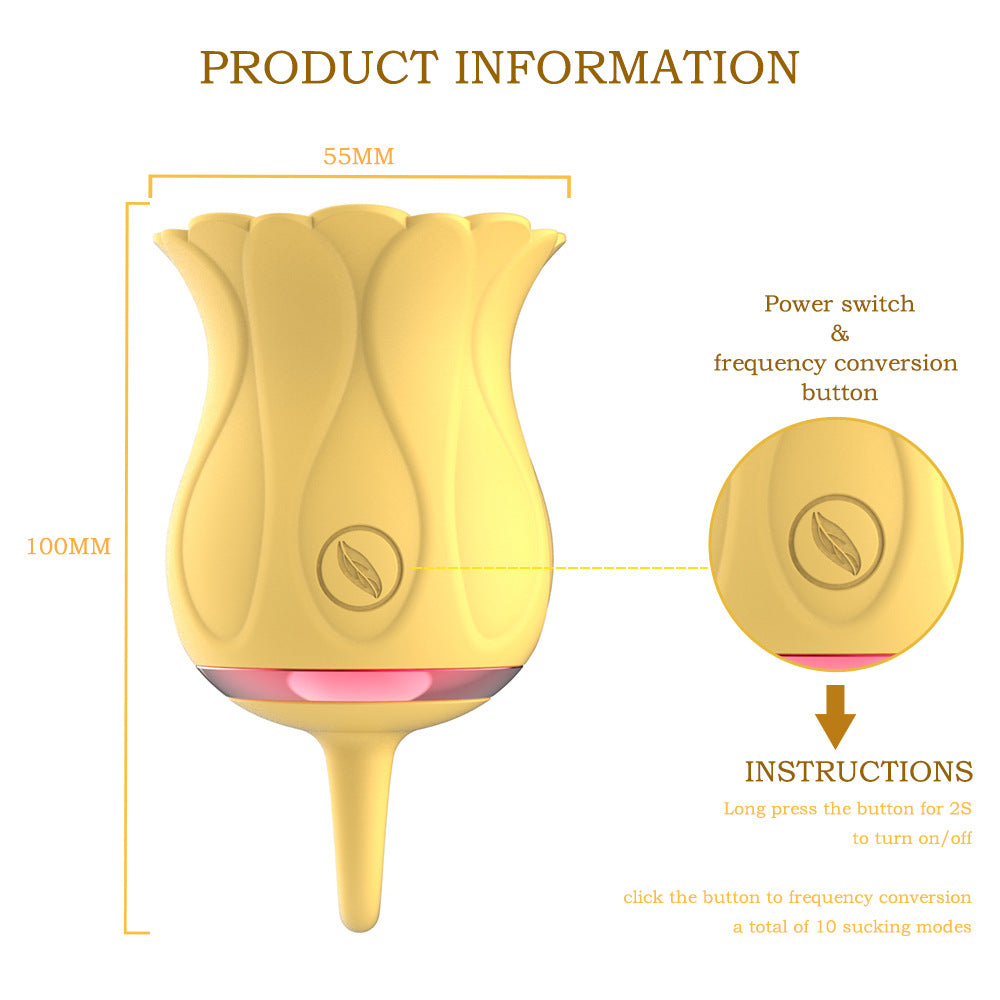 LaGail Sucking Vibrator Rose